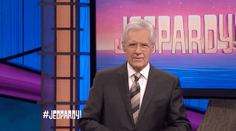 Alex Trebek Thank You GIF by Jeopardy!