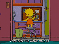 lisa simpson cat GIF