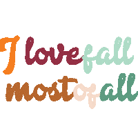 Fall Season Christmas Sticker
