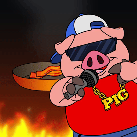 Pig Rapper Gif Frying Me Clips - Find & Share on GIPHY