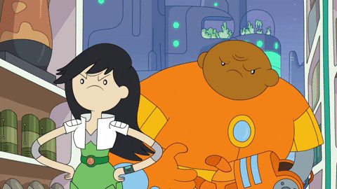 angry stare GIF by Cartoon Hangover
