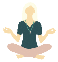 Inner Peace Love Sticker by Glück ist...