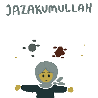 Thank Hijab Sticker