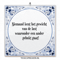 Spreuk Troost GIF by Tegelspreuken.nl