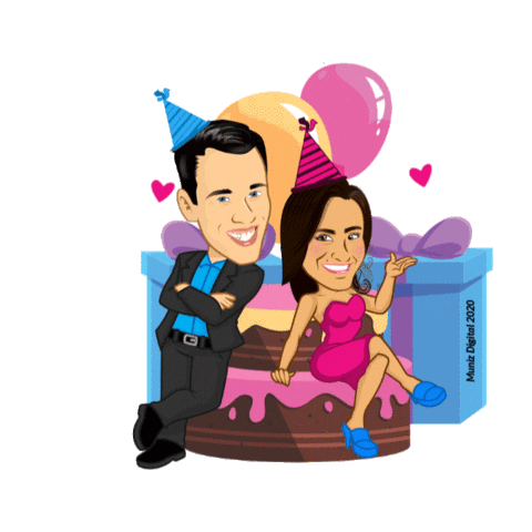 Happy Birthday Sticker by Digital Muniz