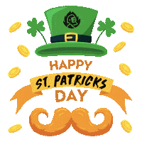 St Patricks Day Irish Sticker by burnhardgrills