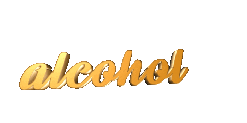 text alcohol Sticker