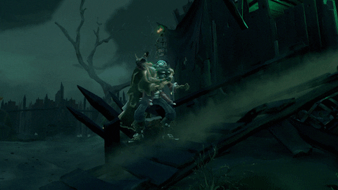 Shot Skeleton GIF by Sea of Thieves