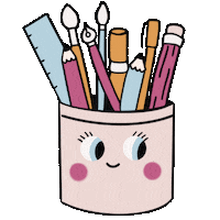 Art Pencil Sticker