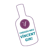 Vincent_Destilaria gin vincent borabeber ginartesanal Sticker