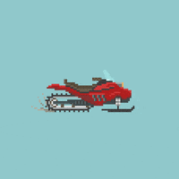 vitaminlondon game loop retro blue GIF