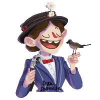 Julie Andrews Sticker