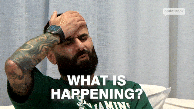 Watching Tv What Is Happening GIF by Gogglebox Australia