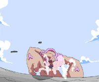 monster destroy GIF