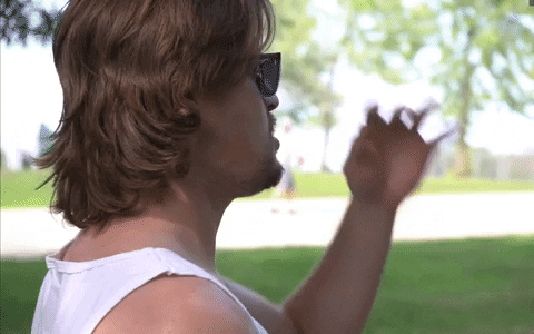 joshsoupir giphygifgrabber hair volleyball top gun GIF