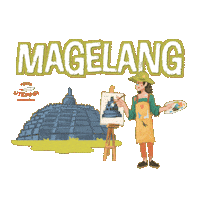 Magelang Literasi Sticker by Gramedia Pustaka Utama