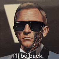 Be Back James Bond GIF by Spectral Ai