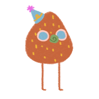Party Strawberry Sticker