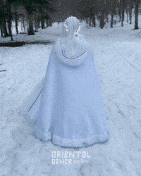 Ice Queen Christmas GIF by Oriental Dance on line