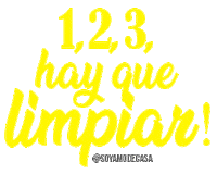 hay que limpiar Sticker by Amo de Casa