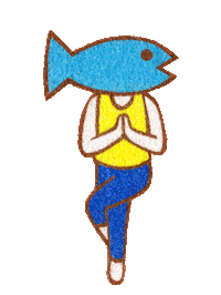 Jump Fish Sticker by Naoshi