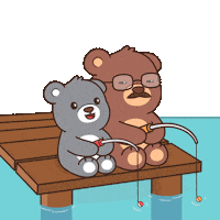 Teddy Bear Dad Sticker by BEARISH
