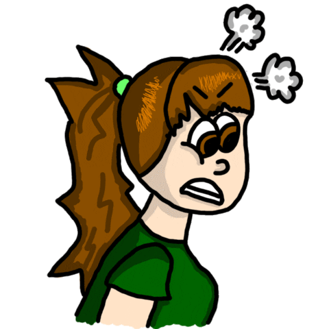 shadowfax_adventures angry human schattenfell Sticker