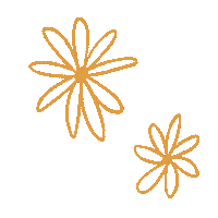 Flower Orange Sticker by Tacméla