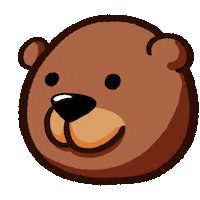 Bear Rolling Sticker