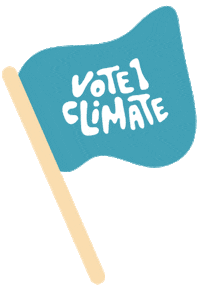 Noplanetb Voteforclimate Sticker by Project Planet