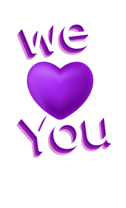 Happy Love You Sticker by Plus PPL