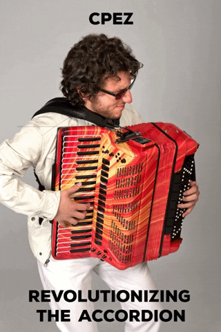 CPezMusic giphygifmaker accordion accordeon harmonika GIF
