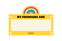 Rainbow Pride Sticker by Canva