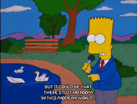 bart simpson news GIF