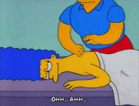 Relaxed Season 3 GIF by The Simpsons