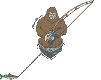 Illustration Fish Sticker by Eddie Bauer