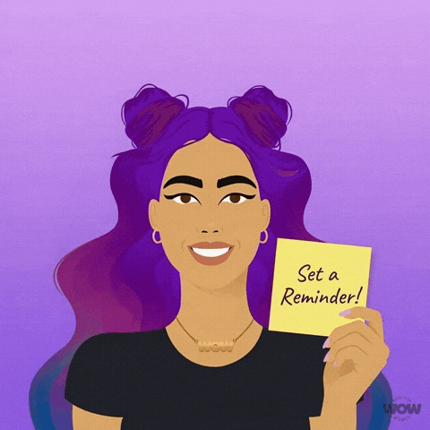 Purple Background Wow GIF by World Of Women