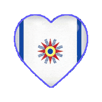 Flag Jesus Sticker by chaldeanmediahistory