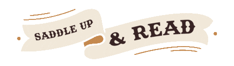 Summer Reading Saddle Up Sticker by BookSparks