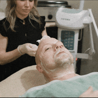 faceofman thumbs up facial grooming trauma GIF