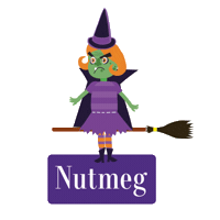 NutmegMorrisons halloween nutmeg nutmeghalloweenathome Sticker