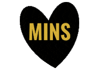 Black Heart Sticker by CrossFit MINS