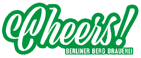 berlinerbergbrauerei giphyupload beer cheers bier Sticker