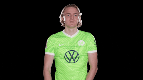 Sebastiaan Bornauw Reaction GIF by VfL Wolfsburg