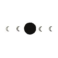 Moon Fallmoon Sticker
