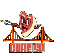 San Francisco Heart Sticker by mackelangelo