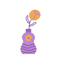 Flower Moving Sticker