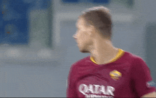 sad edin dzeko GIF by AS Roma
