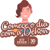 Comece O Dia Com Sticker by Dehon Belem