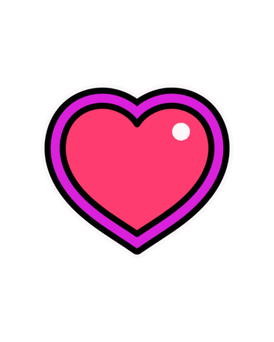 Love You Flirt Sticker by Marcel Katz / The Art Plug